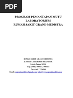 Program Pemantapan Mutu Instalasi Patologi Klinik