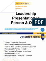 Leadership Presentation 2019