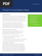 Boomi Whitepaper The Quest For Cloud Integration Strategy Final