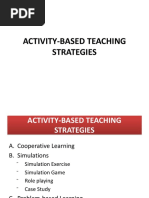 Activity Based Teaching Strategies