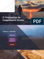 Predicativo Do Complemento Direto