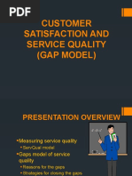 Customer Satisfaction and Service Quality Gap Model