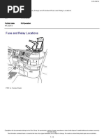 Fuse and Relay Locations
