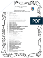 Listas de Útiles Escolares 2018 Nivel Inicial