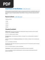 Importance of Sterilisation: Chemical Methods