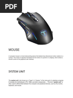 Mouse: System Unit