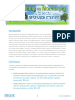 Auditing: Clinical Research Studies