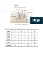 Global Energy Balance in The Exchanger and Losses Study: I. Data and Analysis