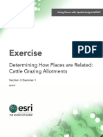 Exercise: Determining How Places Are Related: Cattle Grazing Allotments