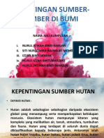 Kepentingan Sumber Dibumi