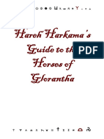 Hareh Harkama's Guide To The Horses of Glorantha