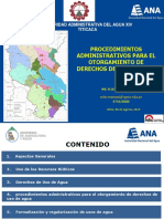 Derechos de Uso de Agua