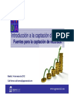 Capacitación de Fondos