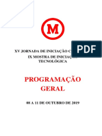 Programação Jornada 2019 Digital