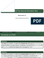 Math 21 Lec 2.6 Concavity and SDT (Slides)