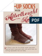 Toe Up Socks With Afterthougth Heel