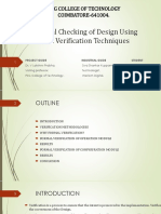 Functional Checking of Design Using Formal Verification Techniques