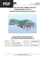 Pile Reaction Bldg. 22 Report Rev. 0