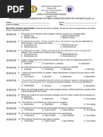 2nd Q Exam Oral Comm