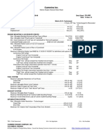 Cummins KTA38M2 Technical Specs