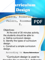 Curriculum Design