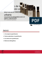 El Impacto de La Globalización en La Estructura Social Urbana. Gentrificación - PD