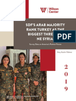 SDF's Arab Majority Rank Turkey As The Biggest Threat To NE Syria: Survey Data On America's Partner Forces