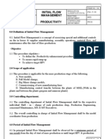 Inital Flow Management Productivity Procedure