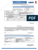 FD - Form 15 - G - Oct 2015