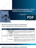 Intervención Ergonómica Puestos VDT