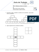 4basico - Guia Trabajo Matematica - Semana 10 PDF