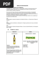 Brief de Investigación de Aceite de Oliva