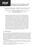 Optimal Residential Load Scheduling Under Utility and Rooftop Photovoltaic Units