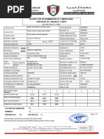 Report For Determination of Compressive Strength of Concrete Cubes