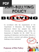 Anti Bullying Policy