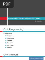 Subject:-Object Oriented Programming (210245) : By:-Rathod S.B