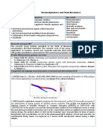 Thermodynamics and Fluid Mechanics