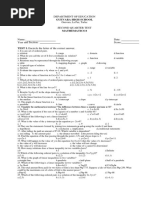 2nd. Qtr. Test