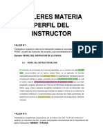 Talleres Materia Perfil Del Instructor