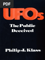 UFOs The Public Deceived - Philip Klass