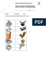 Prueba Fonema T