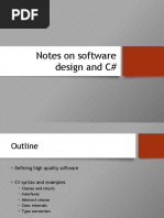 CSharp and Software Design
