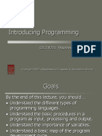 N 201 Introducing Programming