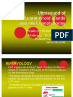 Ultrasound of Thyroid, Parathyroid Glands and Neck Lymph Nodes