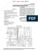 Lmx31X Precision Voltage-To-Frequency Converters: 1 Features 3 Description