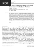 Nelson, Andrew (1998) - Wandering Bones. Archaeology, Forensic Science and Moche Burial Practices