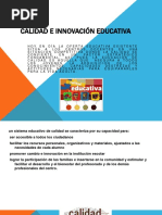 Calidad e Innovacion Educativa