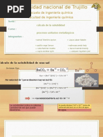 Cálculo de La Solubilidad - Exposición