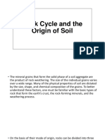 Rock Cycle and The Origin of Soil