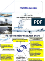 NWRB Regulations: A Presentation For "Public Dialogue On Bulk Water Meter Arrangements" Quezon City, June 26, 2014